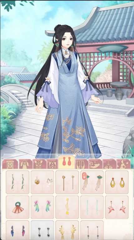 宫廷古风换装少女图1