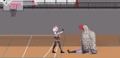 白毛少女大战僵尸1