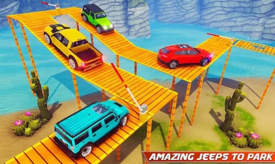 越野普拉多停車