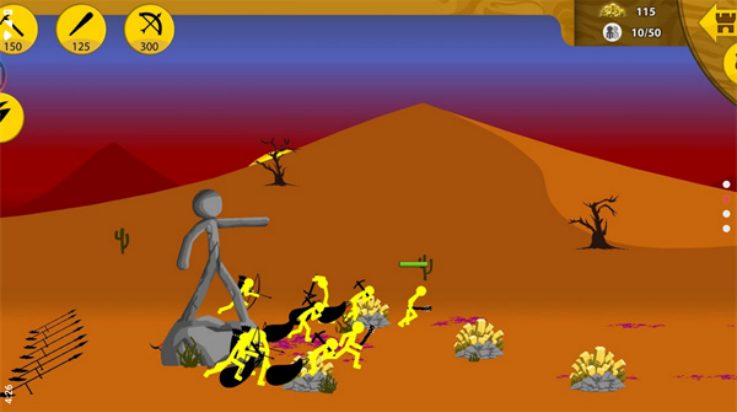 火柴人战争遗产全黄金版图3