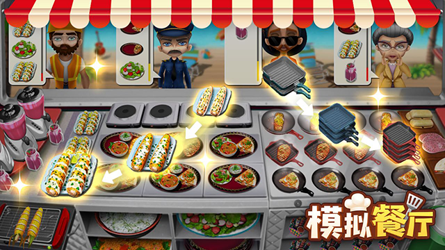 模擬餐廳 