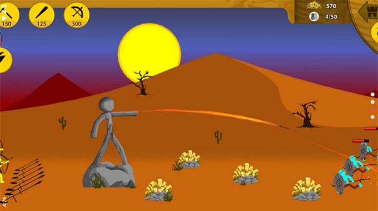 火柴人战争遗产全黄金版图2