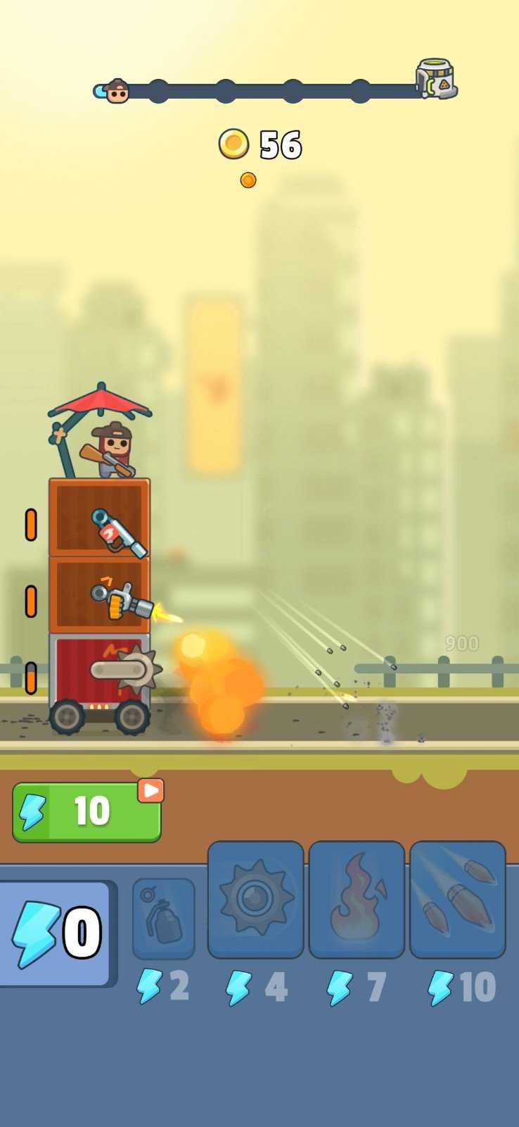 尸潮戰(zhàn)車小游戲 截圖2