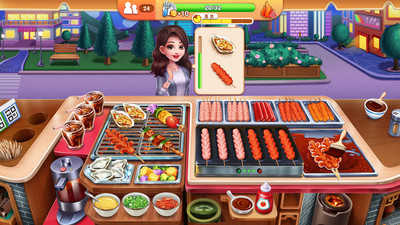 風味美食街游戲