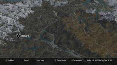 上古卷轴5右上角小地图MOD (1)