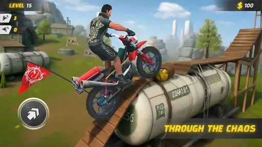 刺激特技摩托图1