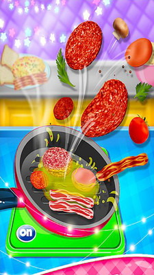 早餐烹飪小吃游戲