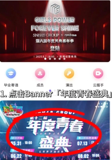 2025SNH48年度青春盛典怎么投票 SNH48年度青春盛典投票渠道匯總