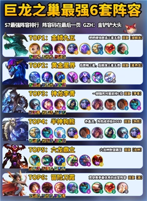 金鏟鏟之戰巨龍之巢怎么玩 金鏟鏟之戰巨龍之巢陣容推薦