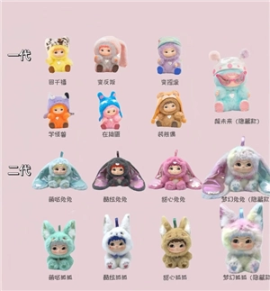 wakuku盲盒一代二代區別 wakuku盲盒一代二代圖鑒