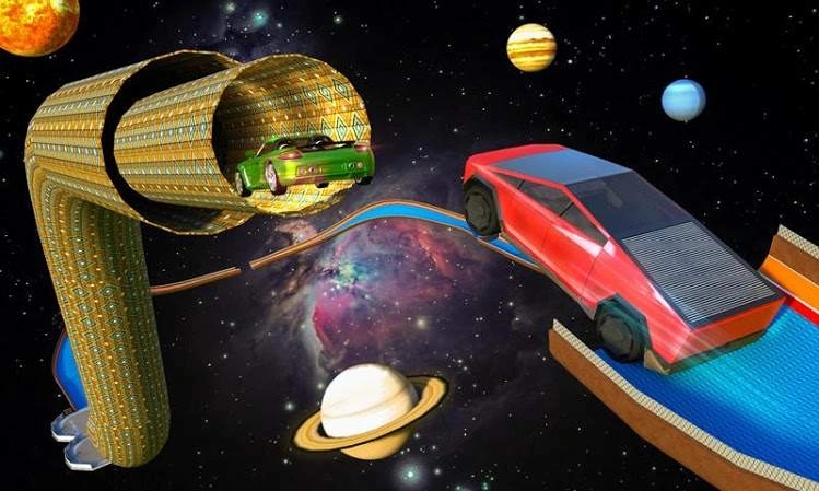 坡道特技汽车赛图3