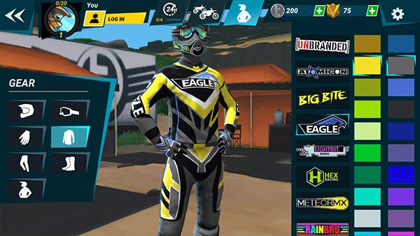 瘋狂技能越野摩托車3