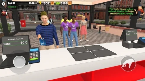 汉堡店模拟器MOD菜单最新版图1