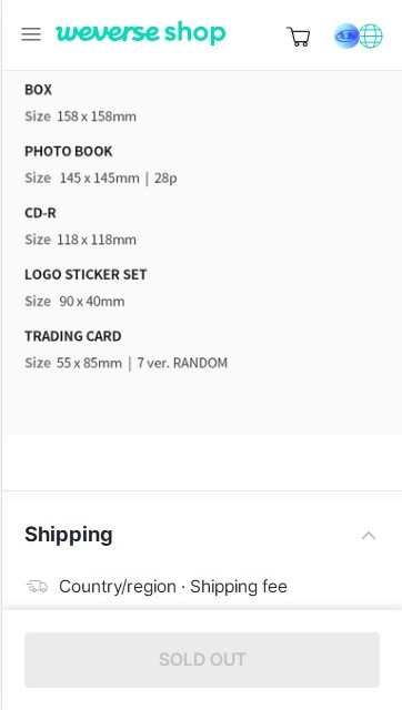 Weverse Shop线上购物  手机版