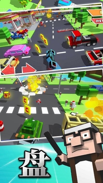 王牌盘山赛车像素游戏