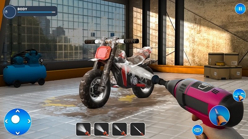 高压水枪洗车模拟器游戏