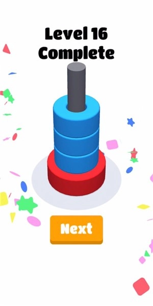 彩色圆圈3D版图3