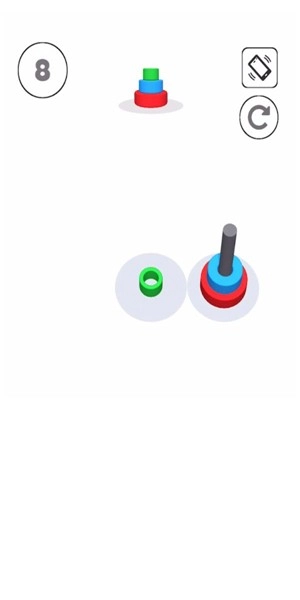 彩色圆圈3D版图1