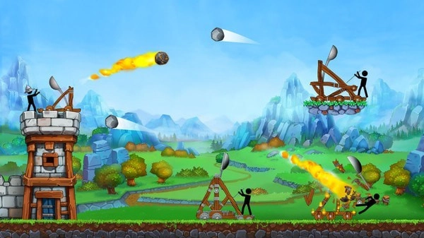 火柴人投射战争游戏图1