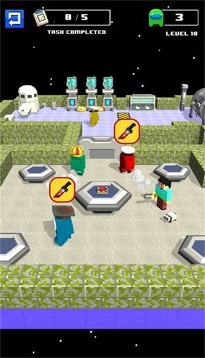 我们之间大战像素人游戏