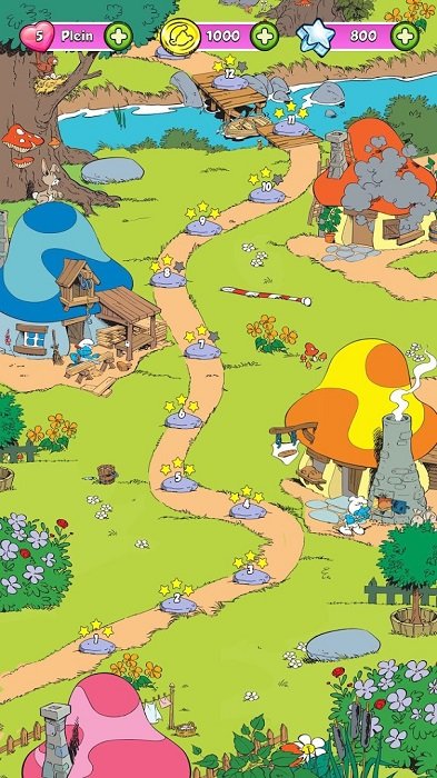 蓝精灵魔法游戏