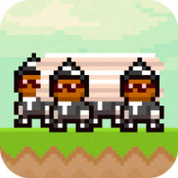 黑人抬棺像素版