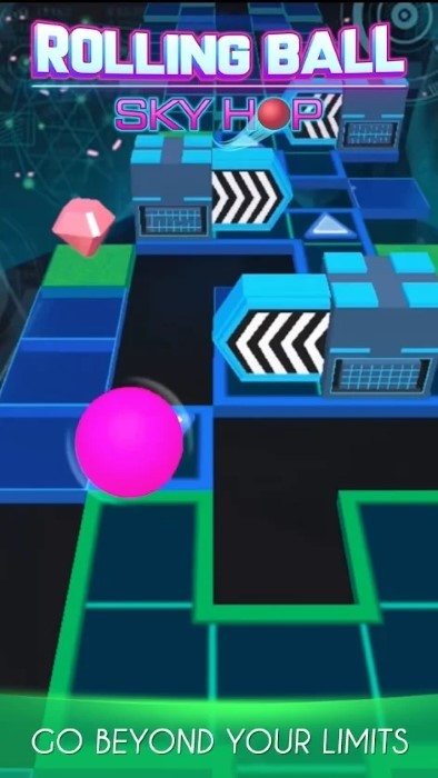 滚动的天空球游戏