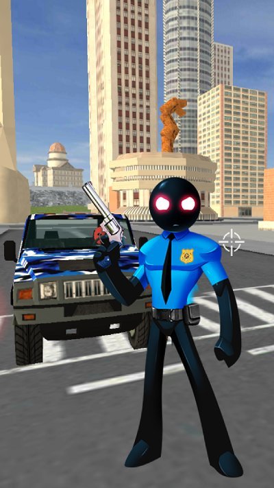 火柴人绳索英雄警长手机版