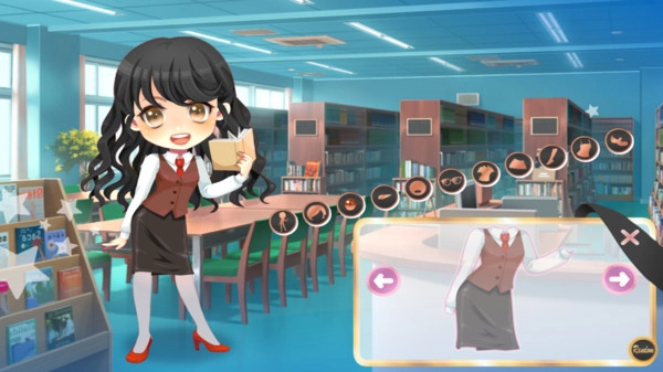 动漫校园装扮女孩图3