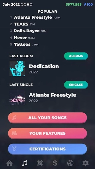 说唱歌手模拟器图1