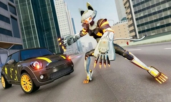 猫咪变形机器人游戏图1