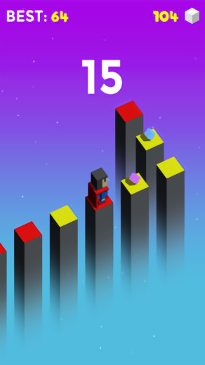 方块跳一跳手机版图1