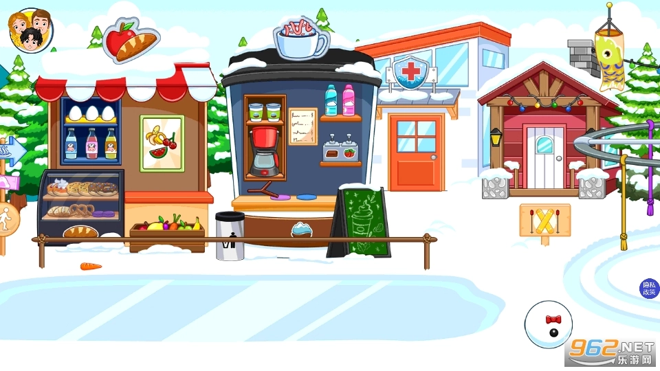 托卡迷你城市滑雪人游戏