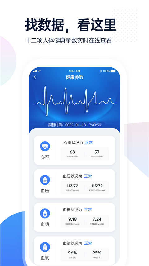 腕上监护App
