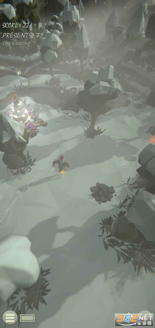 圣诞老人保护圣诞树