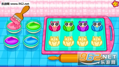 给孩子们做猫头鹰饼干游戏