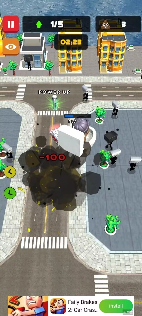 狂暴马桶人怪物粉碎图2