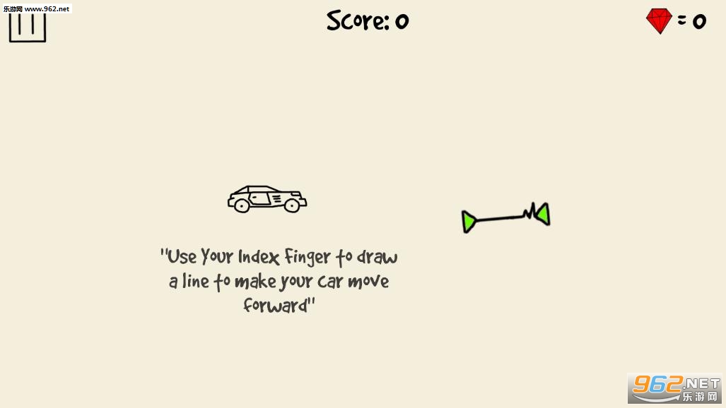 卡通画线汽车游戏