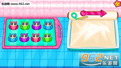 给孩子们做猫头鹰饼干游戏