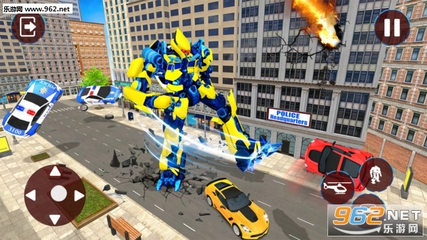 警察直升机机器人