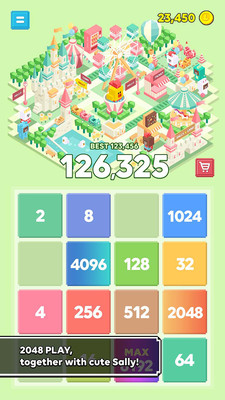 莎莉大陆2048中文版图1