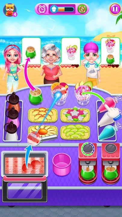 冰凉夏日水果圣代制作最新版(2)