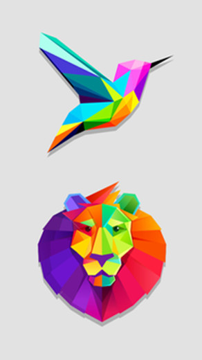 低聚球体拼图艺术书