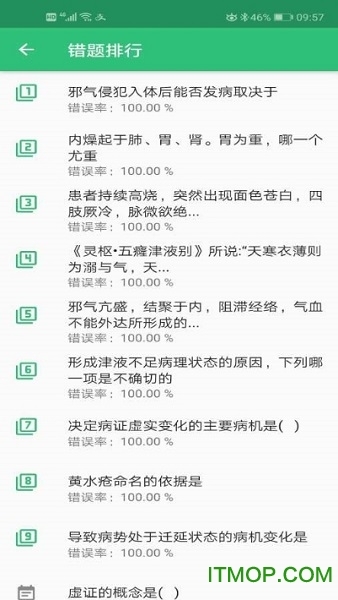 中医师承出师考题库