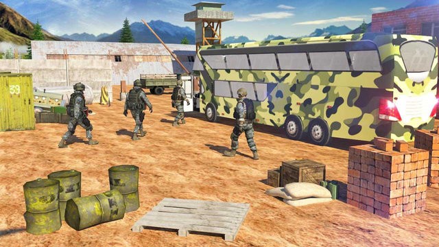 美国陆军巴士驾驶