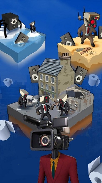 新马桶人大战监控人游戏图2